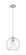 Downtown Urban One Light Pendant in Satin Nickel (405|4341PSNG12210)