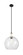 Ballston One Light Pendant in Matte Black (405|4151SRBKG12214)