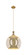 Ballston One Light Pendant in Brushed Brass (405|4151PBBG12814)