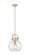 Downtown Urban One Light Mini Pendant in Champagne Bronze (405|4101SMCBG41010SDY)