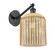 Ballston One Light Wall Sconce in Matte Black (405|3171WBKG5598ME)
