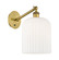 Ballston One Light Wall Sconce in Brushed Brass (405|3171WBBG5598GWH)