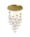 Downtown Urban 12 Light Pendant in Brushed Brushed Brass (405|1264511PBBG4514SDY)
