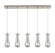 Downtown Urban Five Light Linear Pendant in Brushed Satin Nickel (405|1254511PSNG4514SM)