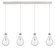 Downtown Urban Four Light Linear Pendant in Polished Nickel (405|1244511PPNG4517CL)