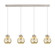 Newton Four Light Linear Pendant in Polished Nickel (405|1244101PSPNG4108ME)