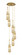 Downtown Urban Six Light Pendant in Brushed Brass (405|1164521PBBG4524ME)