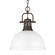 Duncan One Light Pendant in Rubbed Bronze (62|3602LRBZWHT)
