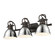 Duncan BCB Three Light Vanity in Rubbed Bronze (62|3602BA3RBZCH)