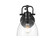 Duncan One Light Vanity in Matte Black (62|3602BA1BLKCLR)
