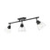 Duncan Three Light Semi-Flush Mount in Matte Black (62|36023SFBLKCLR)
