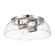 Duncan Two Light Flush Mount in Chrome (62|360214CHCLR)