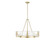 Aenon Six Light Chandelier in Brushed Champagne Brass (62|31646BCBHWG)