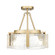Aenon Three Light Semi-Flush Mount in Brushed Champagne Brass (62|31643SFBCBHWG)
