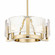 Aenon Three Light Chandelier in Brushed Champagne Brass (62|31643BCBHWG)