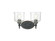 Keating Two Light Vanity in Antique Black Iron (62|0806BA2ABIHWG)