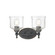 Keating Two Light Vanity in Antique Black Iron (62|0806BA2ABIHWG)