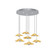 Embark LED Pendant in Silver Leaf/Amber (48|10006642)