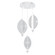 Embark LED Pendant in White/Clear (48|10006463)