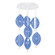 Embark LED Pendant in White/Blue (48|10006061)
