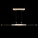 Blade LED Linear Pendant in Champagne/Dark Walnut (48|1000516)