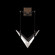 Blade LED Wall Sconce in Black/Dark Walnut (48|1000501)