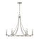 Tempe Six Light Chandelier in Brushed Nickel (65|AA1005BN)