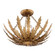 Ozette Three Light Semi-Flush Mount in Heritage Gold (63|C0319)
