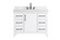 Nathan Bathroom Vanity in White (173|VF60642WHBS)