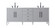 Blakely Bathroom Vanity in Grey (173|VF29684DGR)
