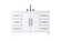Millie Bathroom Vanity in White (173|VF29354WH)