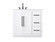 Chase Bathroom Vanity in White (173|VF29036WH)