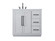 Chase Bathroom Vanity in Grey (173|VF29036GR)