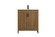 Finnley Bathroom Vanity in Walnut Brown (173|VF25130WB)