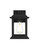 Araceli One Light Outdoor Wall Sconce in Black and Clear (173|OD611W10BK)