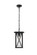 Jada One Light Outdoor Pendant in Black and Clear (173|OD607H14BK)