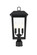 Riggs Three Light Outdoor Post Mount in Black (173|OD502P18BK)