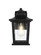 Redner One Light Outdoor Wall Sconce in Black (173|OD351W12BK)