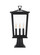 Berks Three Light Outdoor Post Mount in Black (173|OD333P21BK)