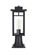 Mercer One Light Outdoor Post Mount in Black (173|OD313P18BK)
