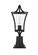Belgrade One Light Outdoor Post Mount in Black (173|OD311P19BK)