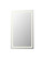 Riven LED Mirror in white (173|MRE83660)