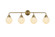 Hanson Four Light Wall Sconce in Satin Gold and Opal White (173|LD7036W38SG)