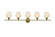 Gene Five Light Wall Sconce in Satin Gold (173|LD2325SG)