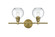 Collier Two Light Wall Sconce in Satin Gold (173|LD2314SG)