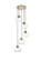 Baxter Five Light Pendant in Satin Gold and Clear (173|LD2226SG)