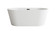 Bryant Bathtub in Glossy White (173|BT30759GWMBK)