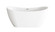 Bristol Bathtub in Glossy White (173|BT30459GWBNK)
