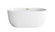 Allegra Soaking Bathtub in Glossy White (173|BT10754GWBGD)