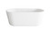 Odette Soaking Bathtub in Glossy White (173|BT10659GWWHT)